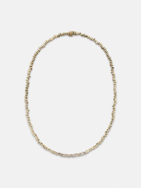 SUZANNE KALAN 18kt gold tennis necklace with diamonds
