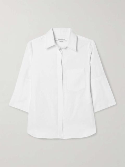 Another Tomorrow + NET SUSTAIN linen shirt