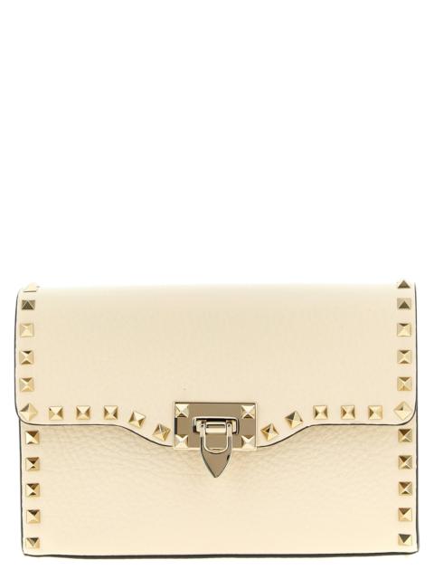 Rockstud Crossbody Bags White