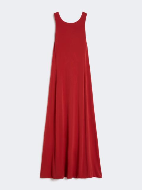 Max Mara Long, viscose jersey dress - RED