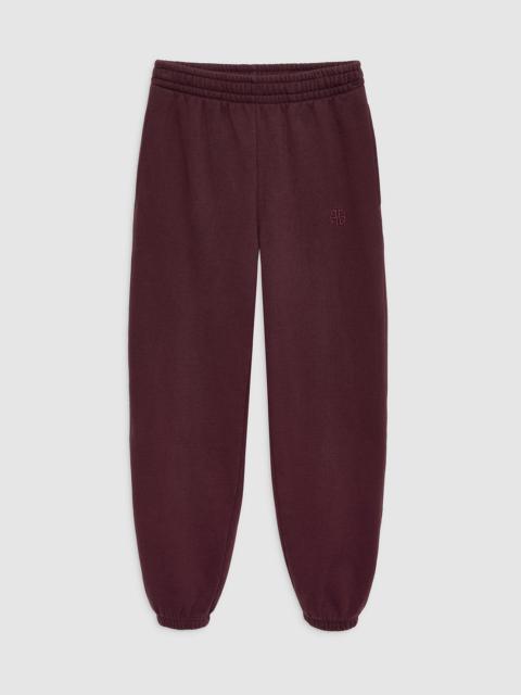 ANINE BING Karter Jogger - Dark Burgundy