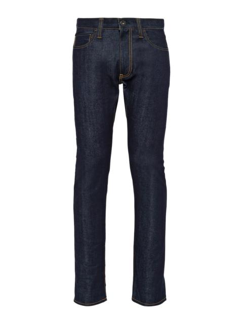 Selvedge denim five-pocket jeans