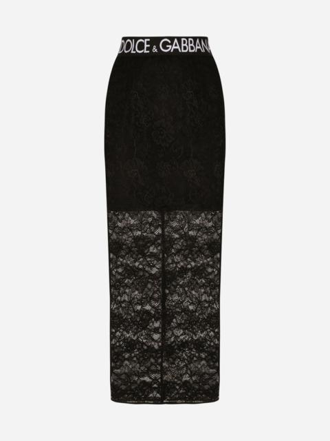 Dolce & Gabbana Lace midi skirt