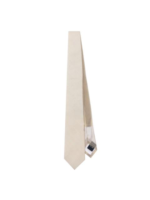 doublet pointed-tip silk tie