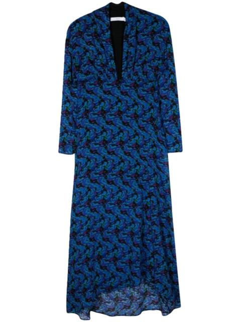 IRO Nollie shirred maxi dress