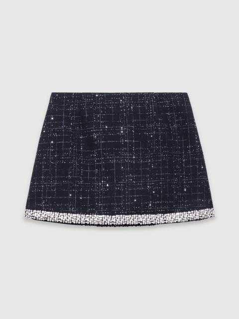 maje Sequinned skort