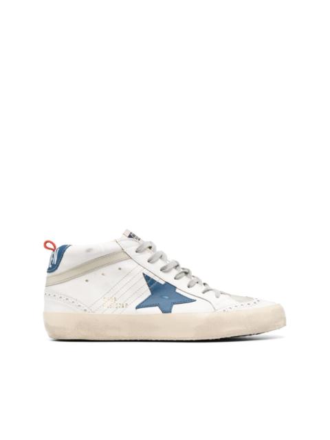 Mid-Star panelled sneakers