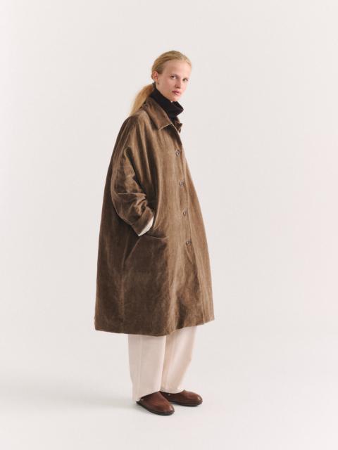 CASEY/CASEY BIG BLOBBY COAT - MID VELVET - GINGER