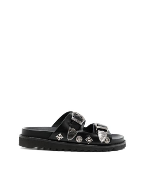 TOGA PULLA stud-embellished leather sandals