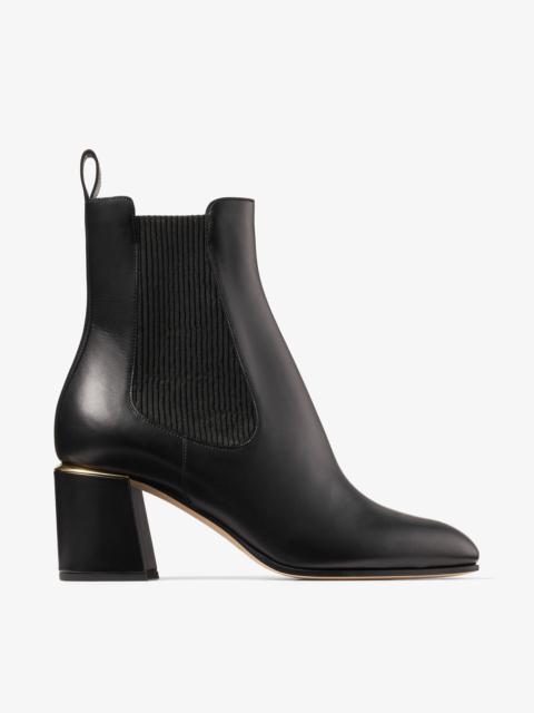 JIMMY CHOO Thessaly 65
Black Leather Ankle Boots