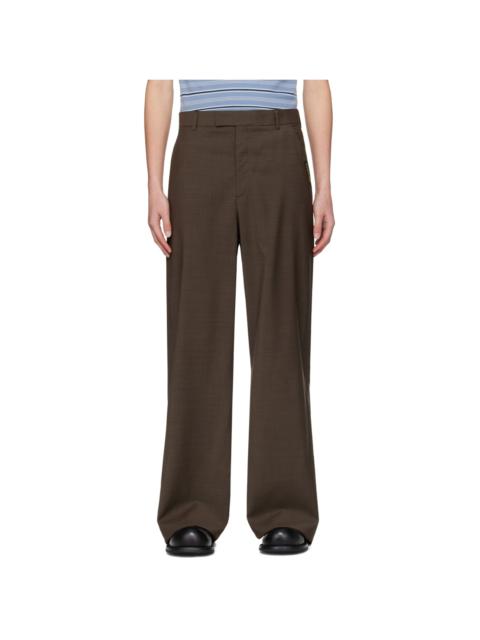 Martine Rose Brown Three-Pocket Trousers
