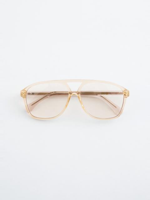 & Other Stories Oversized Aviator Sunglasses