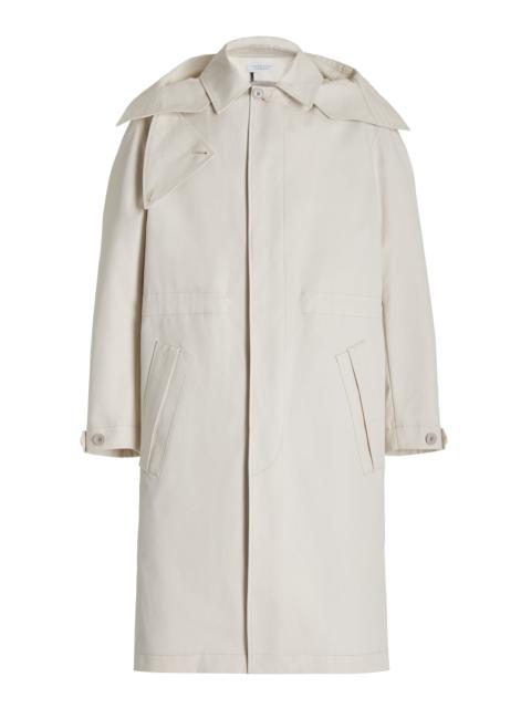 GABRIELA HEARST Malraux Parka in Pale Grey Cotton