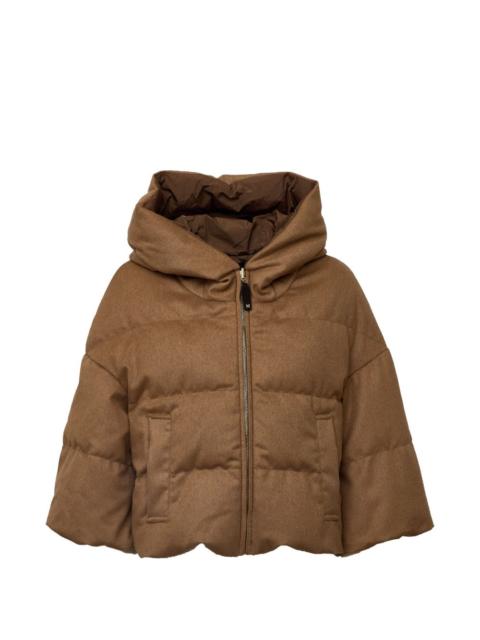 Max Mara Pam quilted hooded jacket