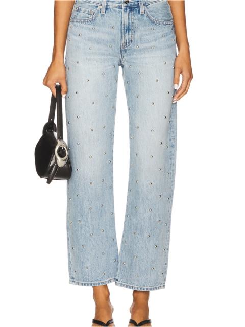 PISTOLA Lexi Mid Rise Bowed Straight Jeans