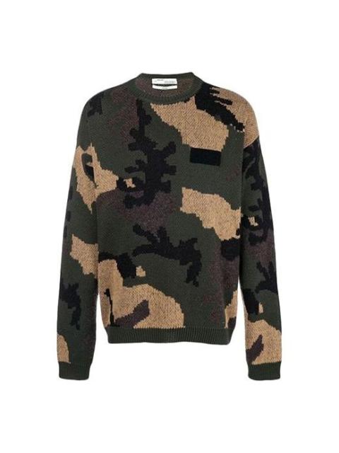 Off-White Men's Off-White Loose Green Camouflage OMHA056E18A350019900