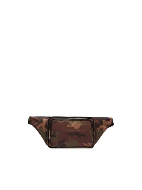 Arrows camouflage-print belt bag