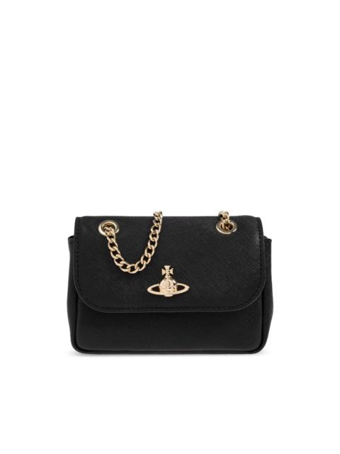 Vivienne Westwood Victoria leather shoulder bag