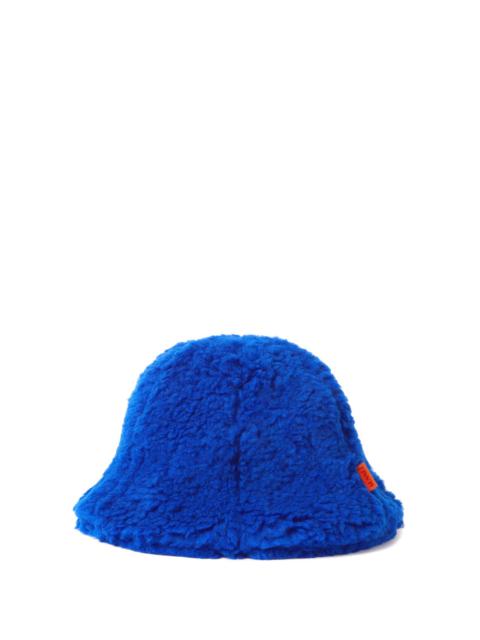 SUNNEI PANEL BUCKET HAT / teddy / royal blue