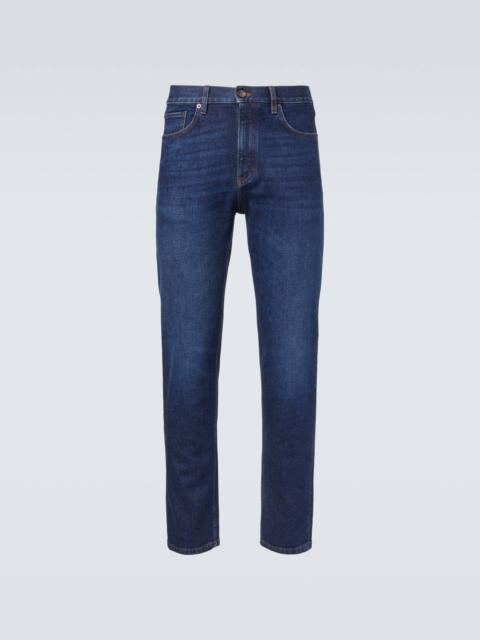 ZEGNA High-rise straight jeans