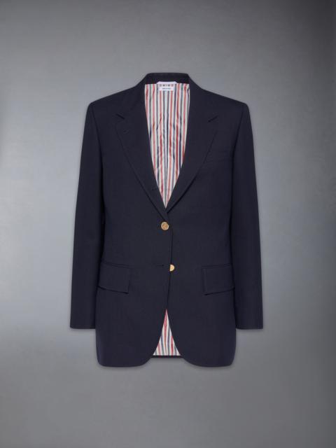 Thom Browne WOOL FRESCO WIDE LAPEL SPORT COAT