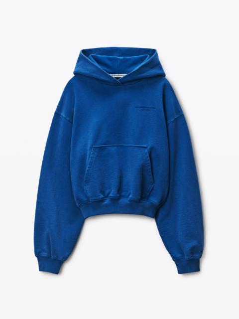 Alexander Wang Blue Bubble Logo Hoodie