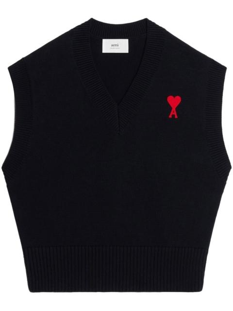 AMI Paris Ami De Coeur V-neck vest