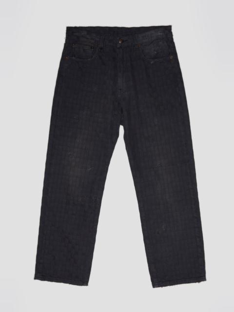 BOYFRIEND JEAN - SHADOW CHECKERBOARD