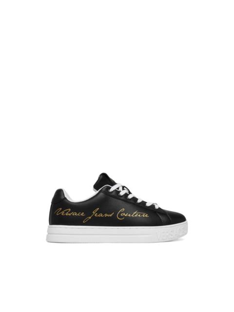 VERSACE JEANS COUTURE logo lettering sneakers