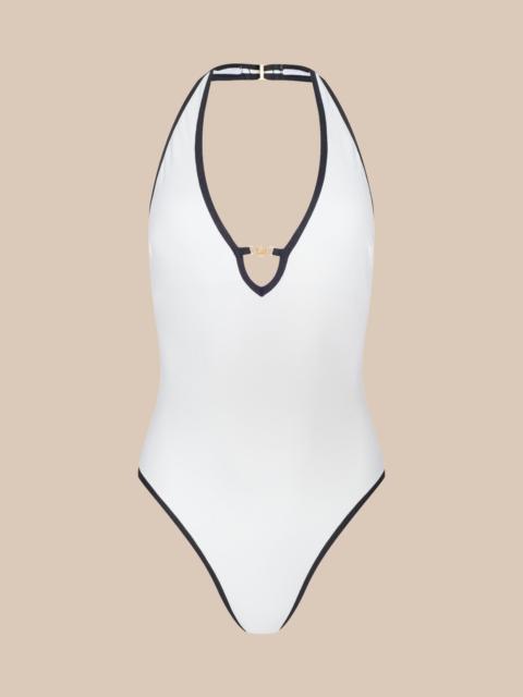 L'AGENCE Breana Plunge One-Piece Swimsuit