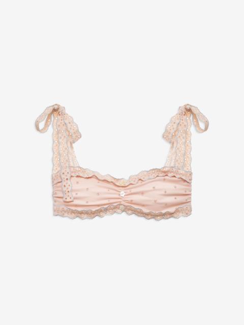 For Love & Lemons Alison Bandeau Bikini Top