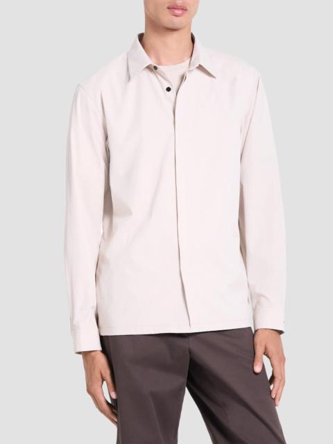 Theory Men's Motion Poplin Shirt - Silver Stone