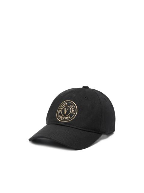 VERSACE JEANS COUTURE rubberized-logo baseball cap