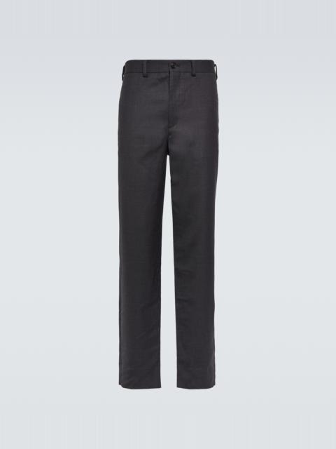 UNDERCOVER Slim wool and mohair pants