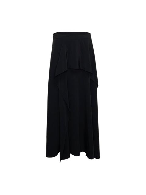 Y's Asymmetric Drape Skirt