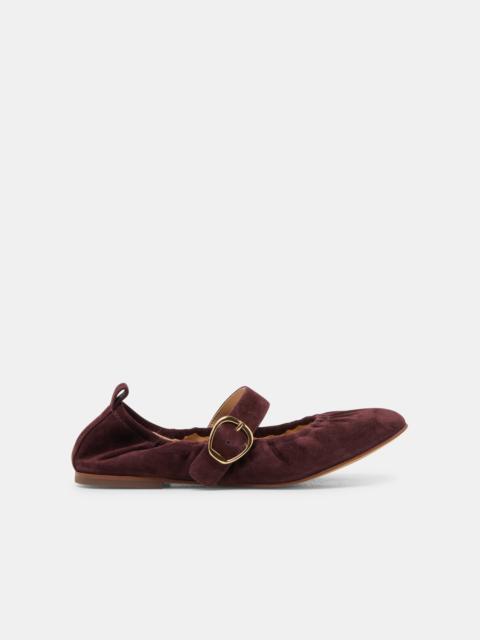 dolce vita CAELY BALLET FLATS MULBERRY SUEDE