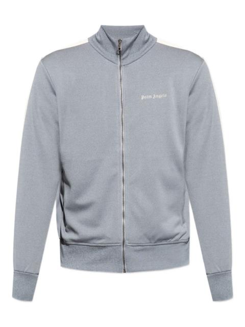 Palm Angels stripe-detail zip-fastening sweatshirt