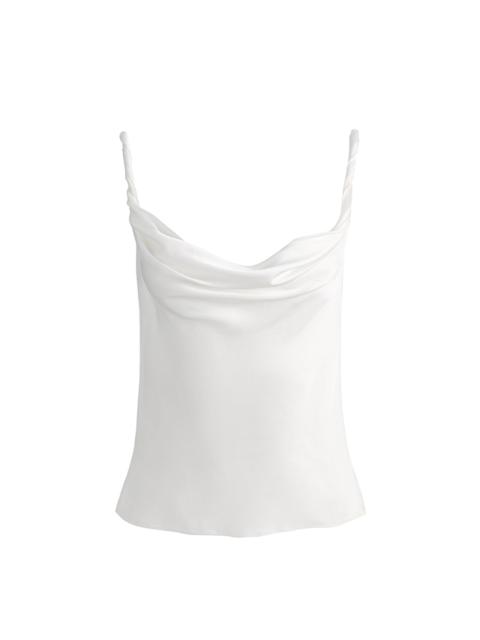 Alice + Olivia MONIQUE TWIST STRAP TANK