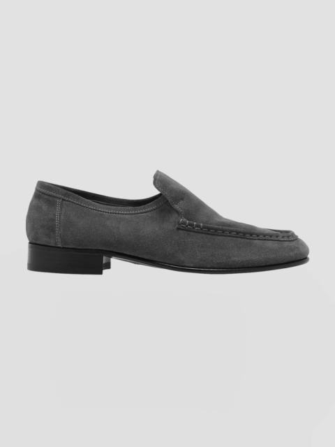 The Row Soft Suede Easy Loafers