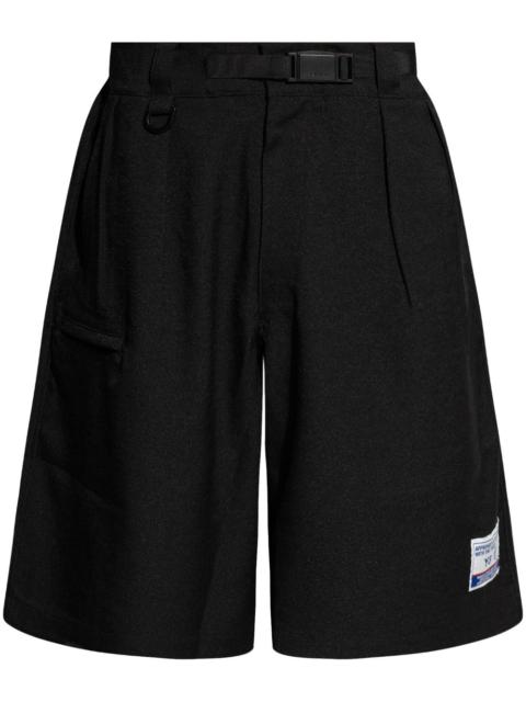 Y-3 logo shorts