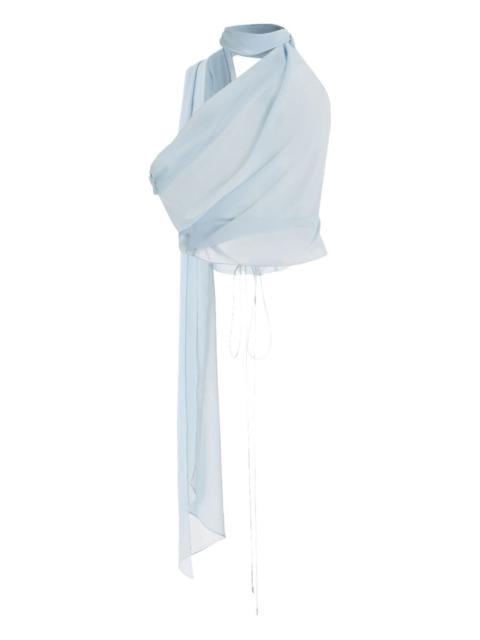 LaQuan Smith silk top