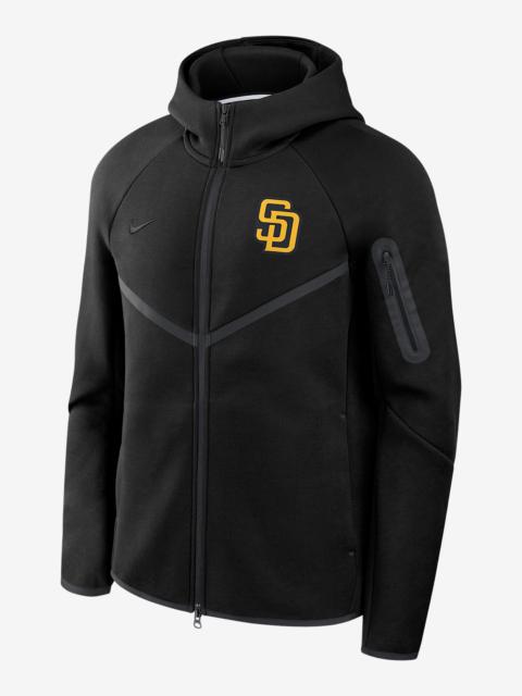 Nike San Diego Padres Tech Fleece Windrunner Men's Nike MLB Full-Zip Hooded Jacket