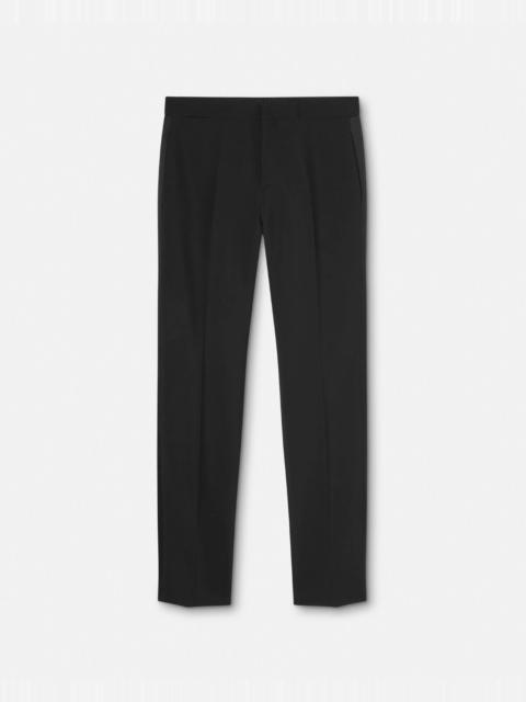 VERSACE Mohair-Blend Formal Pants