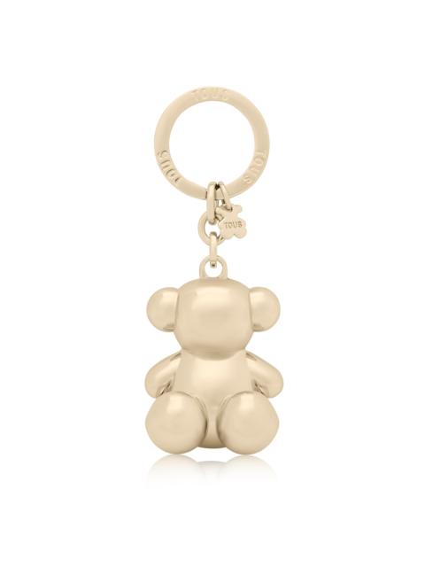 TOUS Gold-colored Metal Bold Bear Key ring