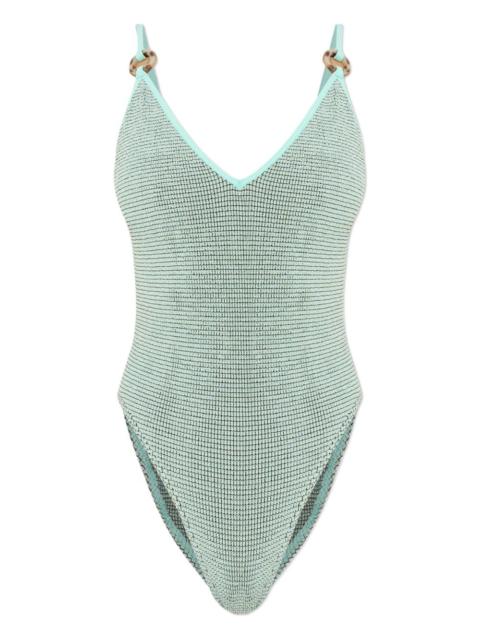 bond-eye ring strap swimsuit