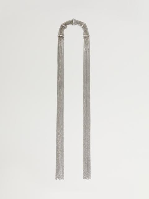 WEEKEND Max Mara BAMBOLA Metal scarf necklace