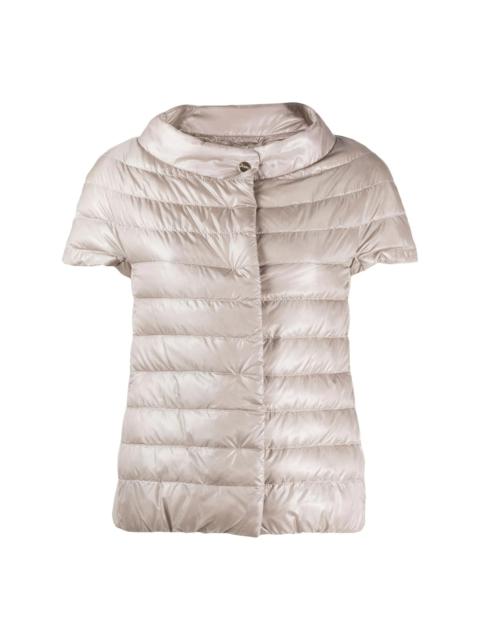 Herno short-sleeved puffer jacket