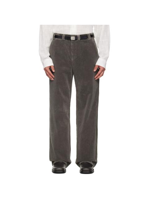 RIER SSENSE Exclusive Gray Corduroy Trousers