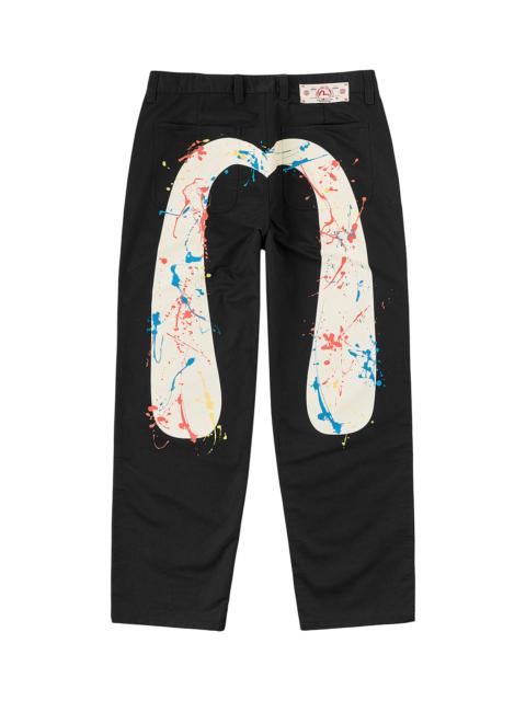EVISU Brushstroke Daicock Chino Pants