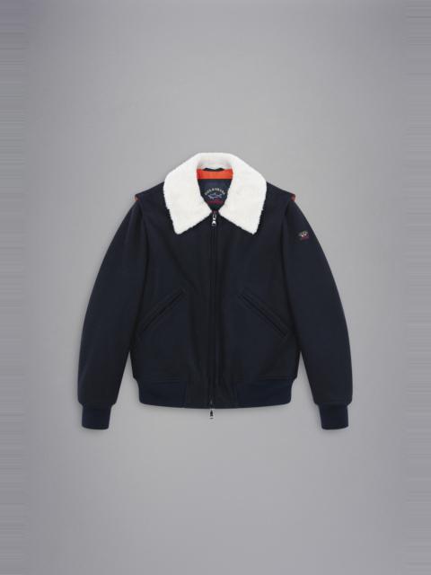 Paul & Shark RE-WOOL BOMBER JACKET